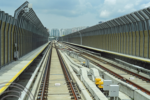DG266623. Noise barriers. Klang Valley MRT. Bandar Utama. Kuala Lumpur. Malaysia. 21.2.17