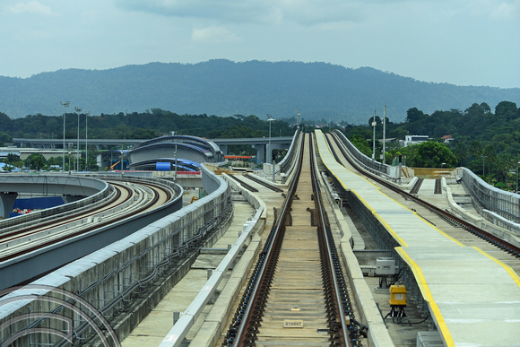 DG266728. MRT depot junctions. Kwasa Damansara. Kuala Lumpur. Malaysia. 20.2.17