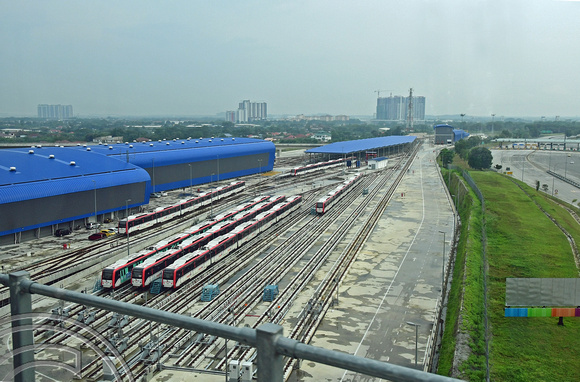 DG266882. LRT depot. Putra Heights. Kuala Lumpur. Malaysia. 21.217