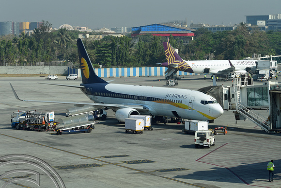 DG267402. Jet Airways Boeing 737-800. VT-JLE. Mumbai. India. 27.2.17