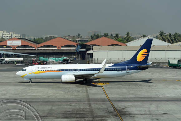 DG267426. Jet Airways Boeing 737-800. VT-JFQ. Mumbai. India. 27.2.17