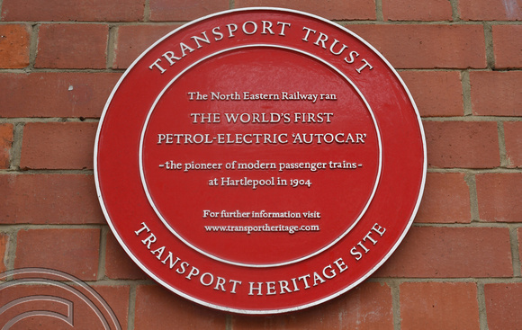 DG400111. History plaque. Hartlepool. 2.8.2023