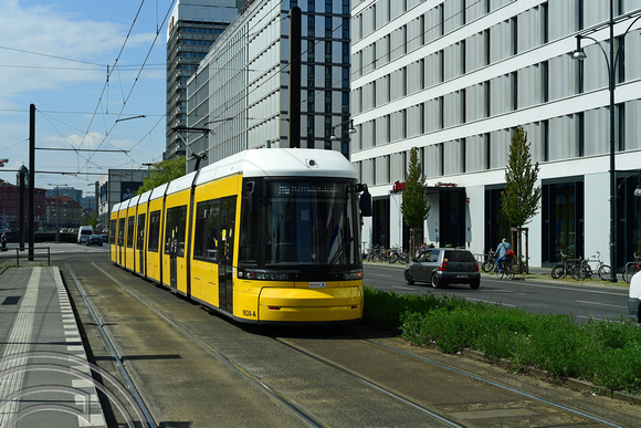DG369543. Tram 9024. Otto-Braun Straße. Berlin. Germany. 7.5.2022.