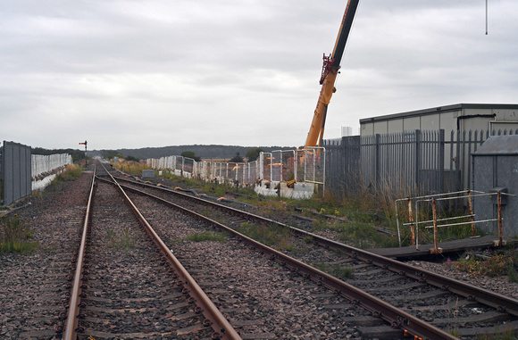 DG400399. Site of the new station. Newsham. Northumberland.  10.8.2023.