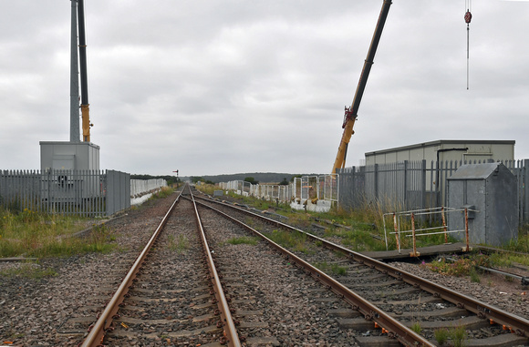 DG400434. Site of the new station. Newsham. Northumberland.  10.8.2023.