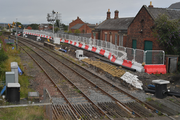 DG400493. Site of the old and new stations. Bedlington. Northumberland.  10.8.2023.