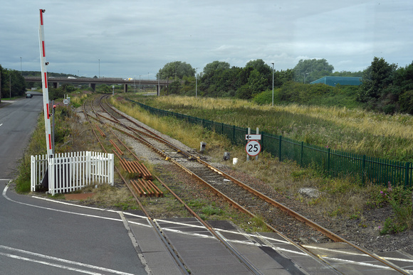 DG400681. Blythe and Tyne at Freemans signalbox. Northumberland.  10.8.2023.