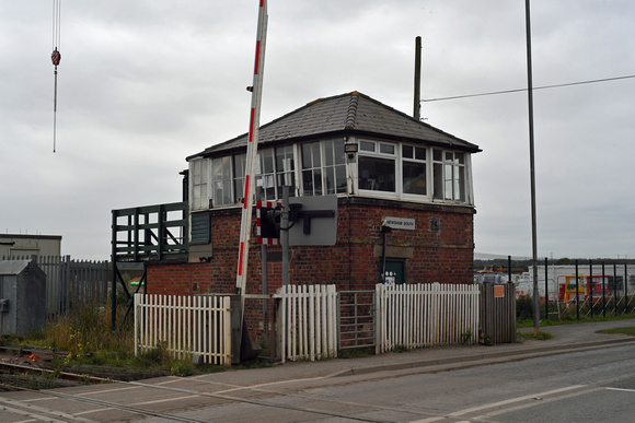 DG400440. Newsham signalbox. Northumberland.  10.8.2023.