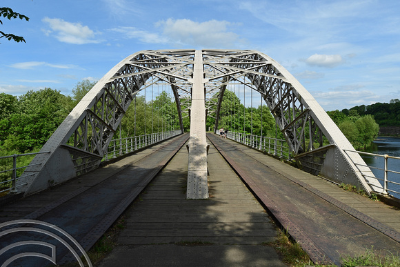 DG271243. Former rail bridge across the Tyne. Wylam. 1.6.17