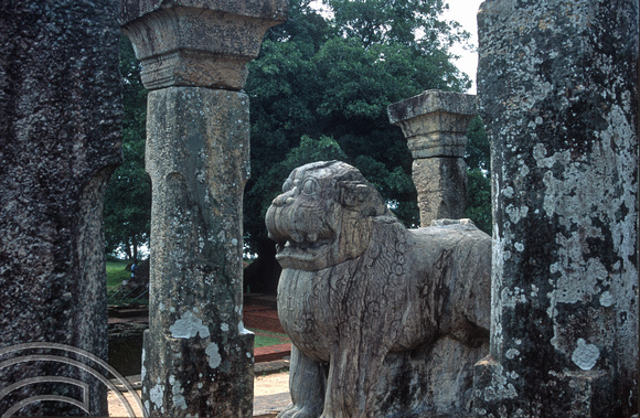 17189. The Kings council chamber. Polonnaruwa. Sri Lanka. 09.01.04