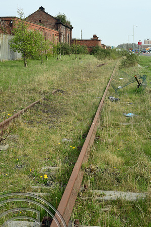 DG348224. Abandoned railway. Beaufort Rd. Birkenhead docks. 20.04.2021.