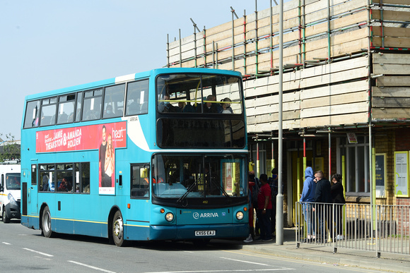DG348181. Rail replacement bus. Bank Hall. 20.04.2021.