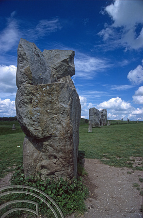 T5490. Standing stones. Avebury. Wiltshire. England. May 1996