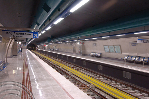 FDG05932. Eleonas metro station. Line 3. Athens. Greece, 14.6.07.