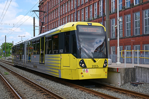 DG419601. Tram 3122. Shaw and Crompton. 24.6.2024.