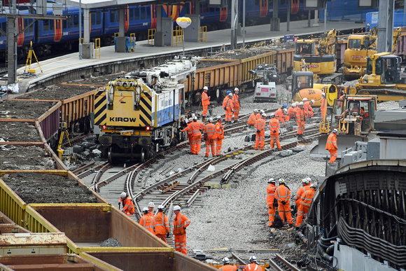 DG278536. Platform rebuilding. Waterloo upgrade. 8.8.17