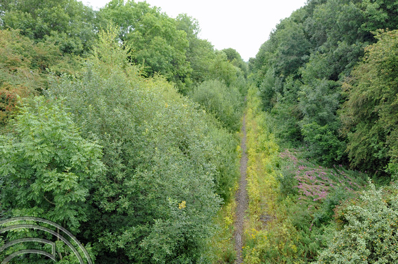 DG89716. E-W rail. Looking East from Bucks Rd. Winslow. Buckinghamshire. 11.8.2011.