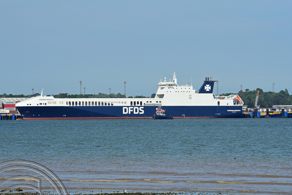 DG349902. Ro-Ro ship. Gardenia Seaways. 32336grt. Built 2017. Felixtowe Port. Suffolk. England. 8.6.2021.