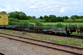 DG350906. Intermodal container wagons. Ely.10.6.2021.