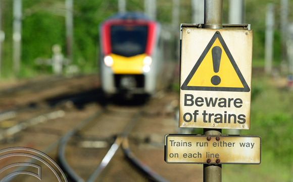 DG350767. Beware of trains. Ipswich. 10.6.2021.