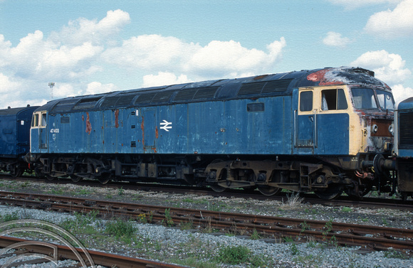 04074. 47403. Awaiting scrapping. Basford Hall open day. Crewe. 21.8.94