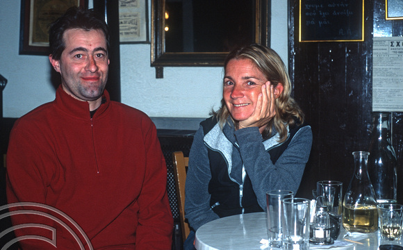 T12073. Lynn and John Hunt. Athens. Greece. 2003