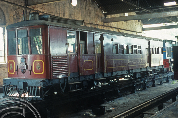 17235. V2 No 331. Sentinel railcar. Dematagoda. Colombo. Sri Lanka. 20.1