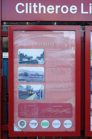 DG96091.  Station history. Whalley. 7.10.11.