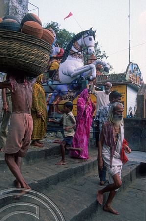 T6694. Gate to the Jagganath Temple. Orissa. India. February 1998