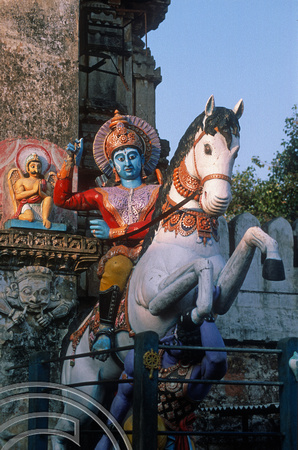 T6695. Gate to the Jagganath Temple. Orissa. India. February 1998