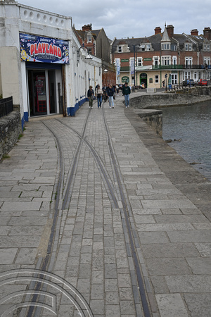 DG421608. Tramway remains. Swanage. Dorset. 4.7.2024.