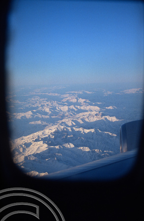 T04178. Flying over the mountains. Pakistan. 11th December 1993
