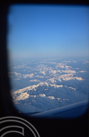 T04177. Flying over the mountains. Pakistan. 11th December 1993