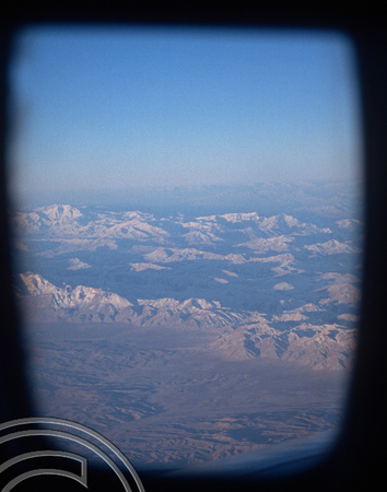 T04181. Flying over the mountains. Pakistan. 11th December 1993