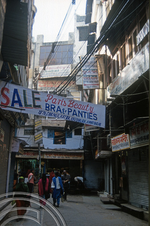 T04196. Backstreets. Chandni Chowk. Old Delhi. India. December 1993