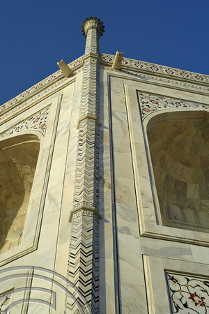 DG291508. Marblework detail. The Taj Mahal. Agra. India. 4.3.18