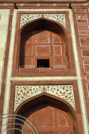 DG291533. Main Gateway. The Taj Mahal. Agra. India. 4.3.18