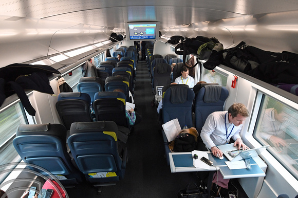 DG289767. Coach 13. Business Premier. train 9114, the press trip to   Amsterdam. 20.2.18