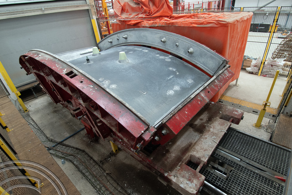 DG352838. Moulds for tunnel segments. HS2 Chiltern tunnel South portal. West Hyde. 13.7.2021.
