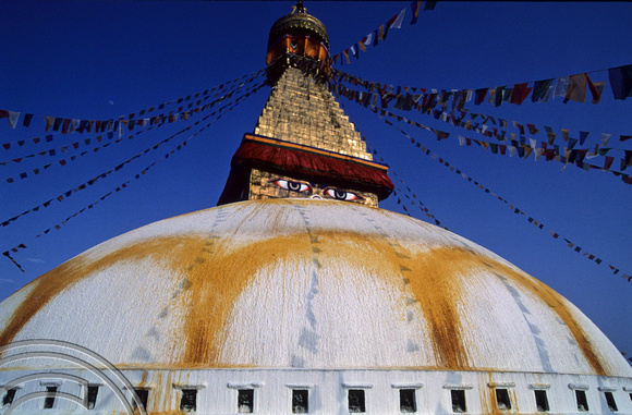 T3317. Bodnath. Kathmandu. Nepal. 1992.