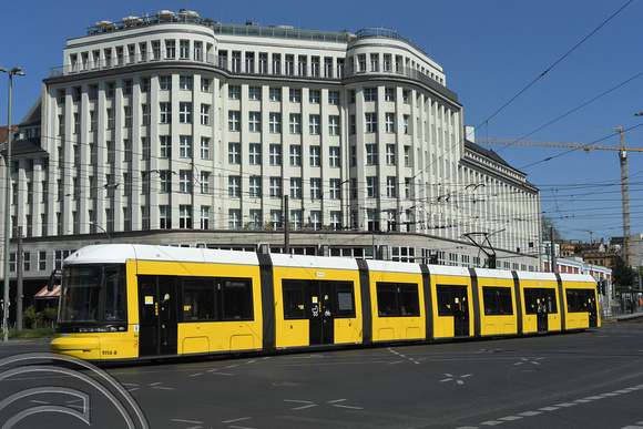 DG369731. Tram 9114. Torstraße. Berlin. Germany. 8.5.2022.