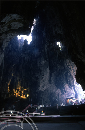 T7444. Inside the Batu caves. Malaysia. July 1998
