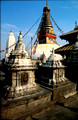 T3373. Monkey Temple. Kathmandu. Nepal. 1992.