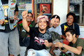 DG100340. Balinese Scooter boys. Bali. 30.12.11.
