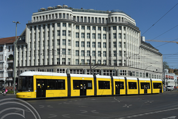 DG369733. Tram 9114. Torstraße. Berlin. Germany. 8.5.2022.