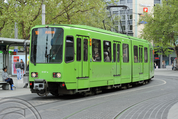 DG111126. Tram 6157. Hannover HBf. Germany. 13.5.12.