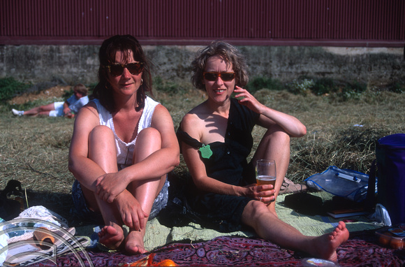 Lynn and Wendy Newell. Canterbury beer festival. 20th July 1996