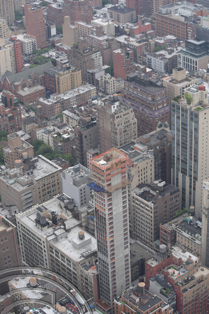 DG297778. Manhattan skyline seen from the Empire state building. New York. USA. 28.5.18