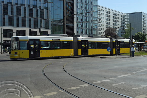DG369720. Tram 1596. Mollstraße. Berlin. Germany. 7.5.2022.