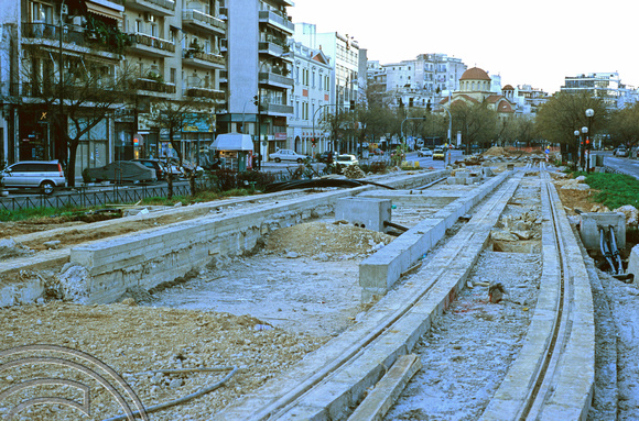 FR1161. Athens new tram line. Oct 2003